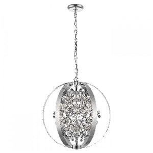 Philips Crescent Crystal Chandelier Pendant Light Chrome 42W 581884 