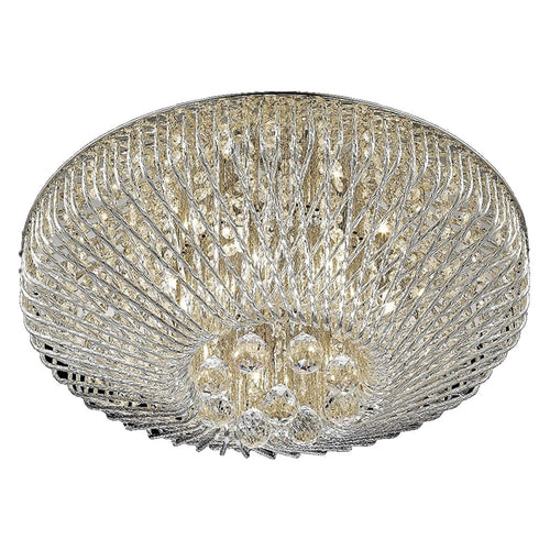 Philips Splendora Crystal Chandelier Ceiling Light Chrome 42W 581904 