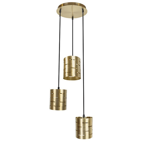 Philips Roseate myLiving 3 Head Pendant Light Aluminium 58138 