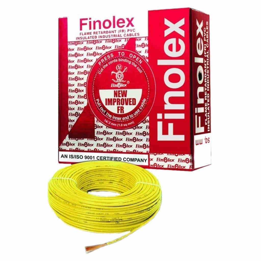 Finolex Flame Retardant FR PVC Insulated Industrial Cable 90m 1 Sq.mm 10313