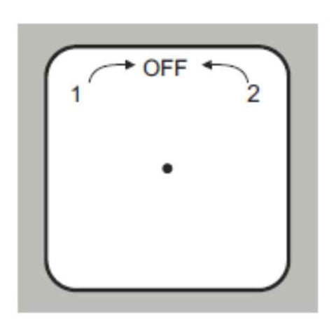 L&T Double Throw With Spring Return Switches 2Way 1Pole 61361 