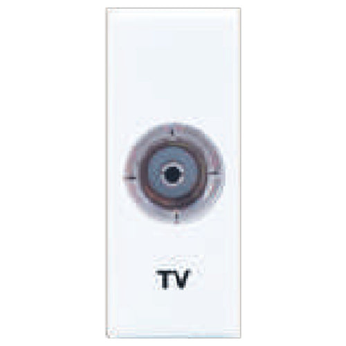 L&T Oris TV Socket 1M White OT11W00 