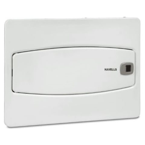 Havells QVE Plus SPN Distribution Board Double Door 4 Way Super White DHDMSHODOW04 