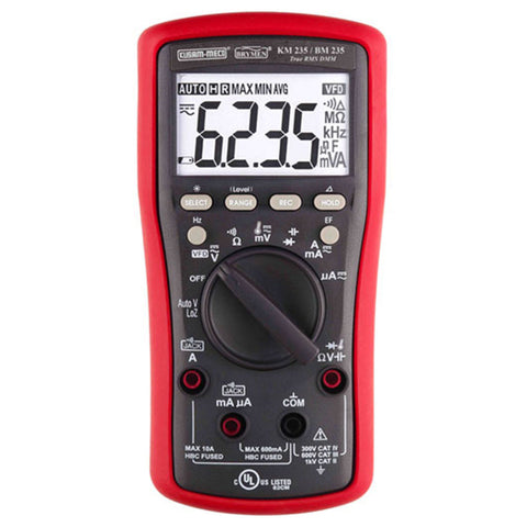 Kusam-meco TRMS Digital Multimeter With VFD 3-5/6 Digits 6000 Counts KM 235 