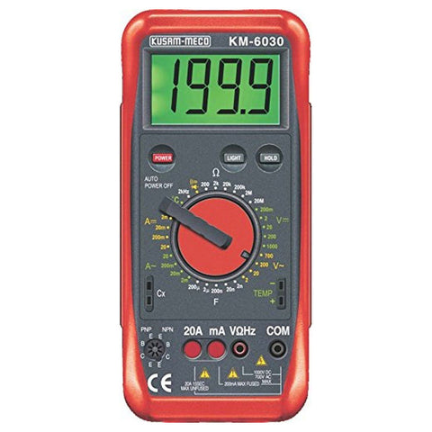 Kusam-meco Digital Multimeter With Terminal Blocking Protection KM 6030 