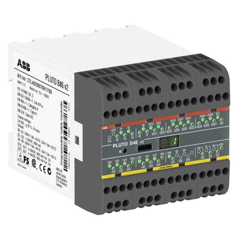 ABB Pluto B46 v2 Programmable Safety Controller 2TLA020070R1700 