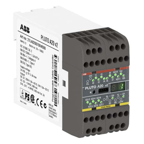 ABB Pluto A20 v2 Programmable Safety Controller 2TLA020070R4500 