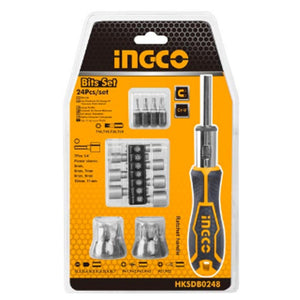 Ingco Screwdriver Set CR-V 24 Pcs HKSDB0248 