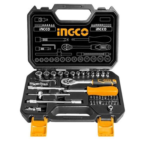 Ingco Socket Set 1/4Inch 45Pcs HKTS14451 