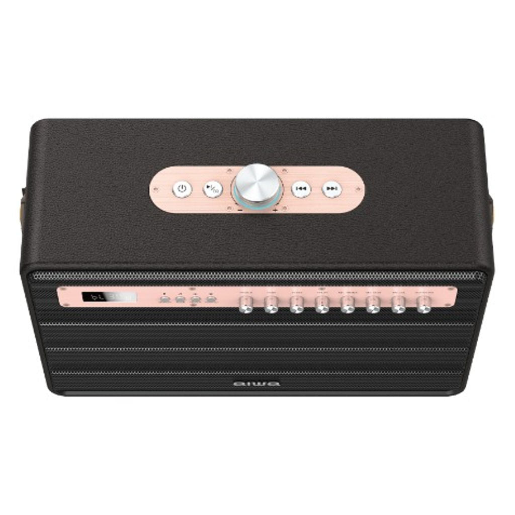 Aiwa MI-X450 Pro Enigma High Efficiency Audio With Retro Styling Speaker RoseGold