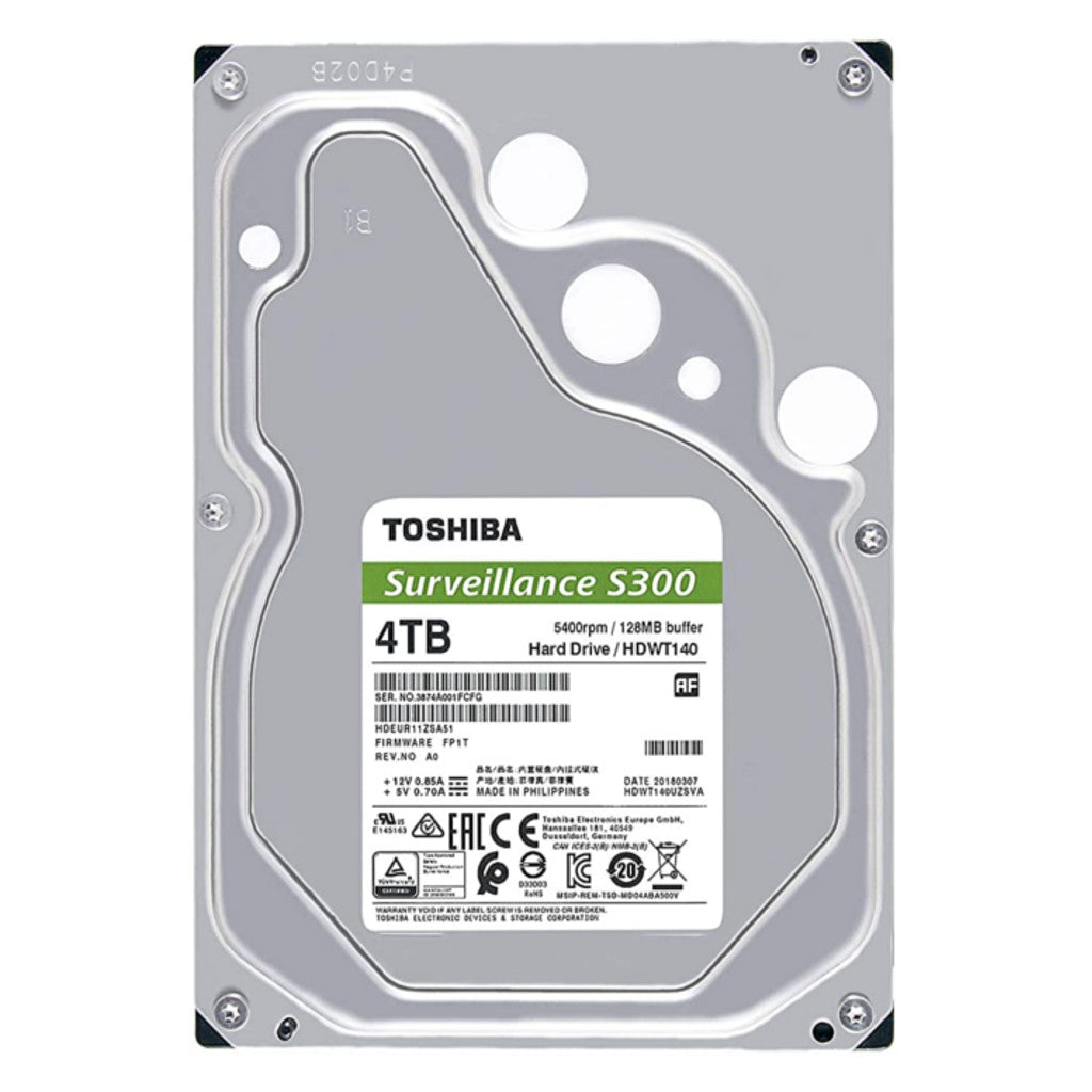 Toshiba S300 Surveillance Internal Hard Drive 4TB