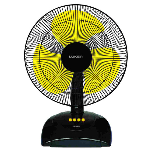 Luker Tempest Table Fan 400mm LTF16S YW BK 