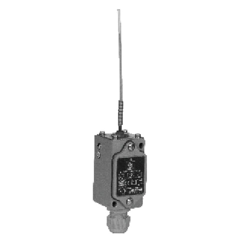 BCH Heavy Duty Limit Switch With Cat Whisker Precabled 1NO+1NC 