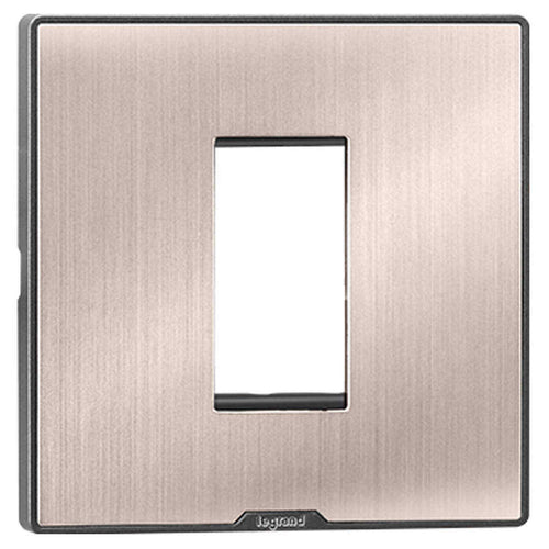 Legrand Myrius Nextgen Plate With Frame 1M Pearl Champagne 6795 61 