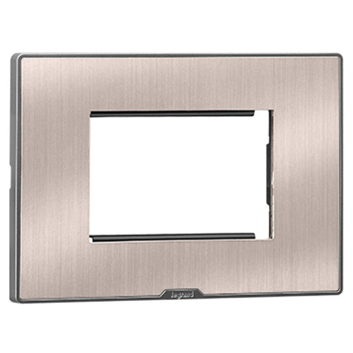 Legrand Myrius Nextgen Plate With Frame 3M Pearl Champagne 6795 63 