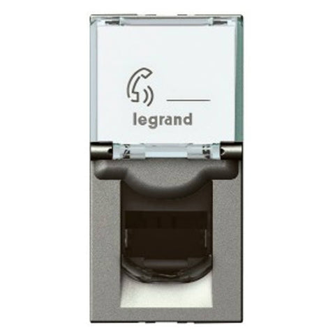 Legrand Arteor RJ45 Cat 6 UTP Information Socket 1M Magnesium 5736 28 