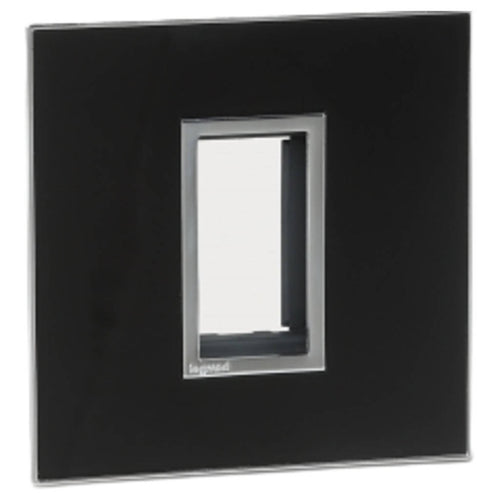 Legrand Arteor Mirror Black Cover Plates With Overmoulded Frame Mirror Black 