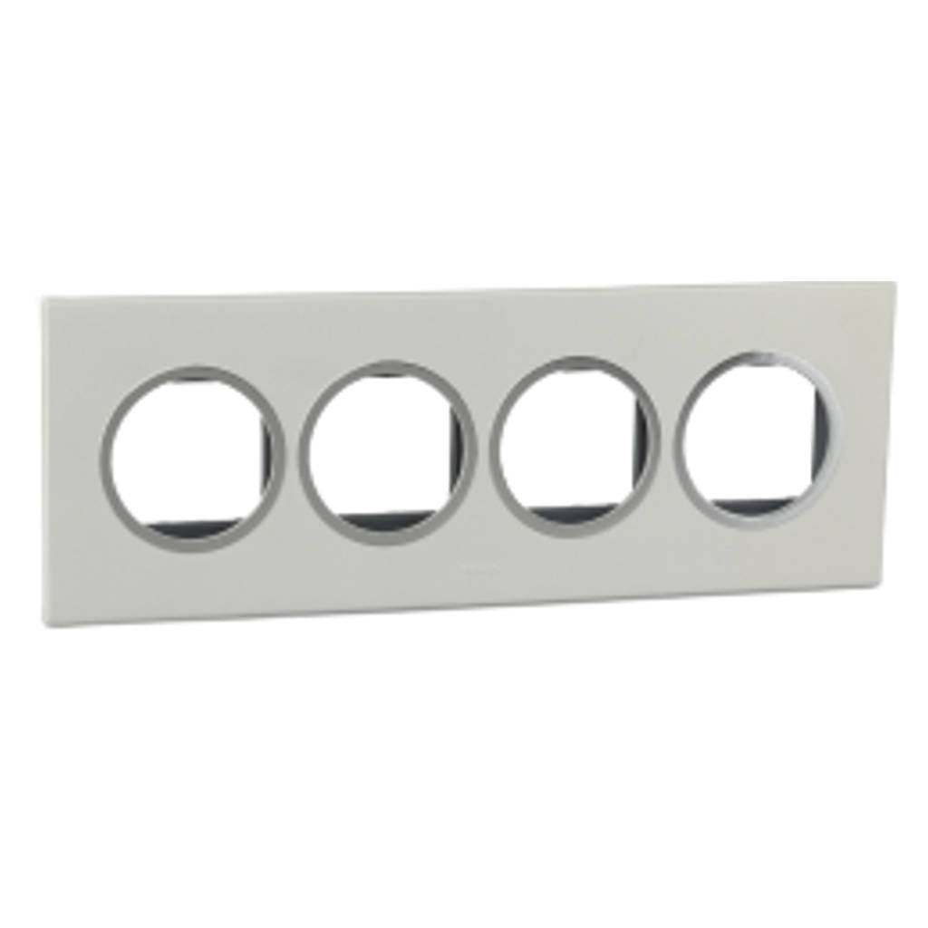 Legrand Arteor Cover Plates With Overmoulded Frame Pearl Aluminium