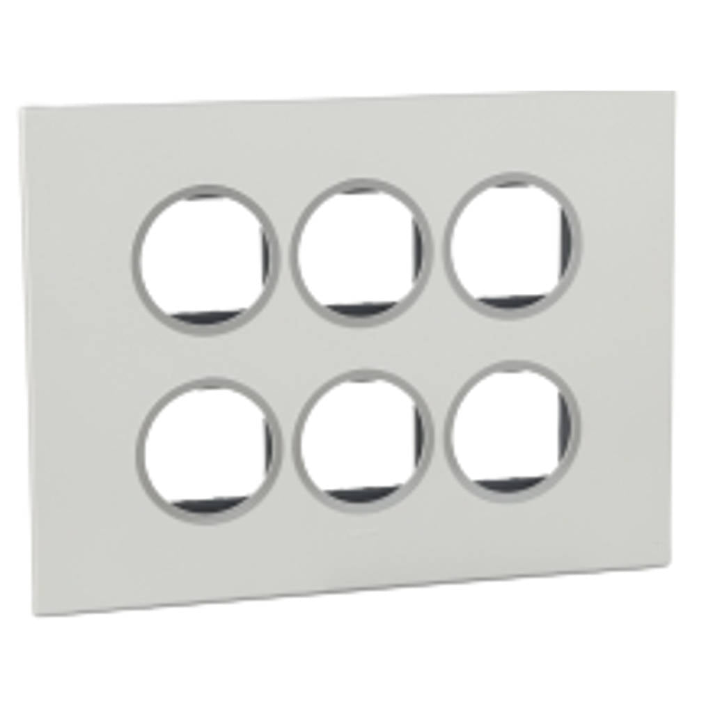 Legrand Arteor Cover Plates With Overmoulded Frame Pearl Aluminium