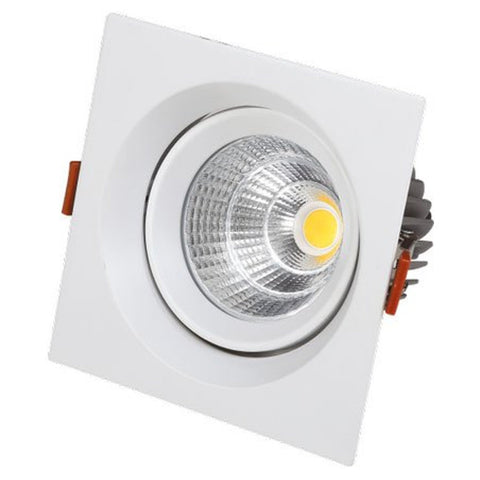 Jaquar Eris Deep LED COB Downlight Square 7W 6500K LERS03S007XC 