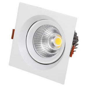 Jaquar Eris Deep LED COB Downlight Square 7W 3000K LERS03S007XW 