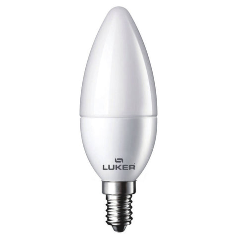 Luker LED Candle Bulb 3W White LBGC03 