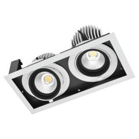 Jaquar LED COB Zoom Light 2x15W 6500K LZOMMLR215XC 