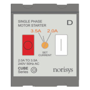 Norisys Cube Series Single Phase Motor Starter 2.00A-3.50A C525D .02 