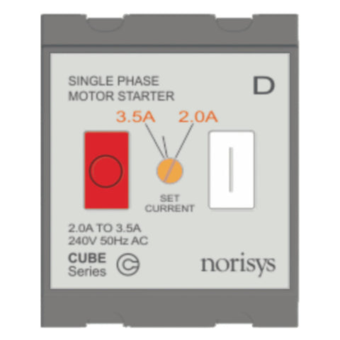 Norisys Cube Series Single Phase Motor Starter 2.00A-3.50A C525D .02 