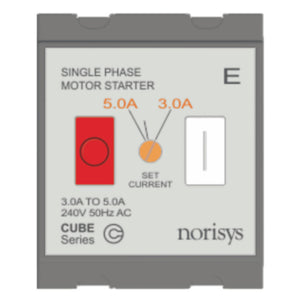 Norisys Cube Series Single No Of Phase Motor Starter 3.00A-5.00A C525E .02 