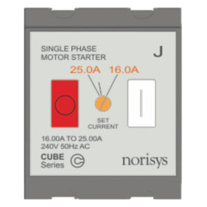 Norisys Cube Series Single Phase Motor Starter 16.00A-25.00A C525J .02 