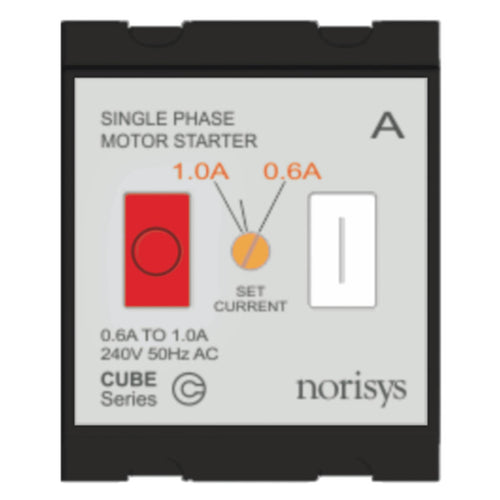 Norisys Cube Series Single Phase Motor Starter 0.60A-1.00A C525A .17 