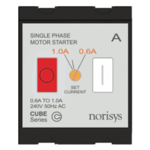 Norisys Cube Series Single Phase Motor Starter 0.60A-1.00A C525A .17 