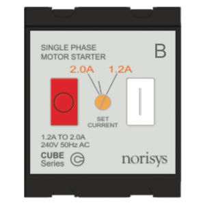 Norisys Cube Series Single Phase Motor Starter 0.90A-1.50A C525B .17 