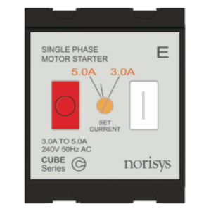 Norisys Cube Series Single Phase Motor Starter 3.00A-5.00A C525E .17 