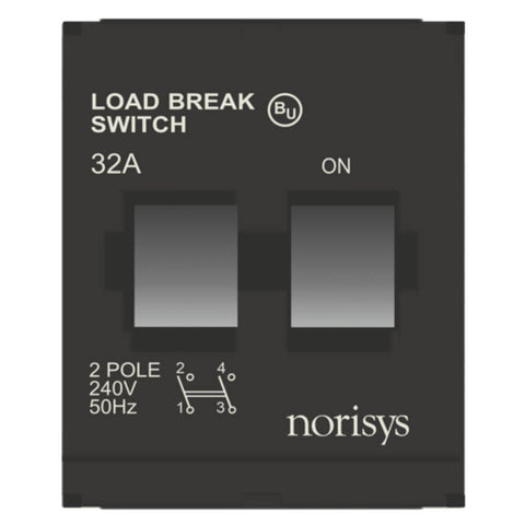 Norisys Cube Series Tiny Load Break Switch Double Pole 32A-50A 