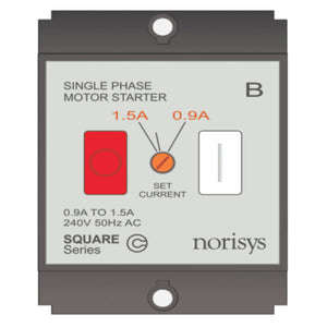 Norisys Square Series Single Phase Motor Starter 0.90-1.50A S725B .23 