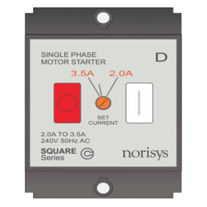 Norisys Square Series Single Phase Motor Starter 2.00-3.50A S725D .23 