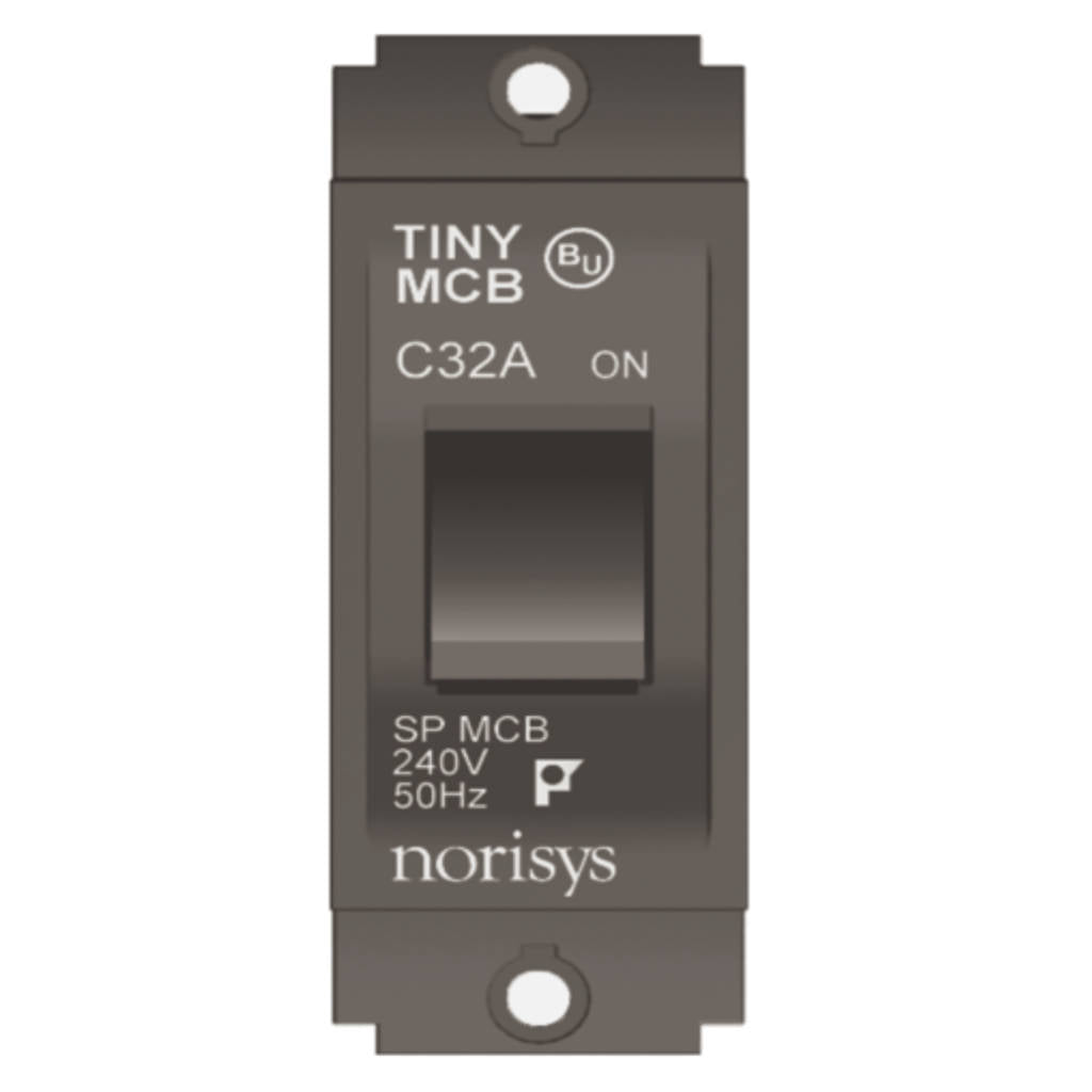 Norisys Square Series Tiny MCB Single Pole 6A-32A