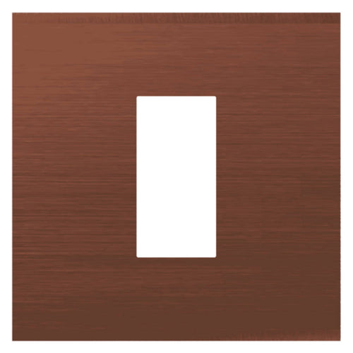 Norisys Square Series Solid Aluminum Plates With Frame Dark Bronze 