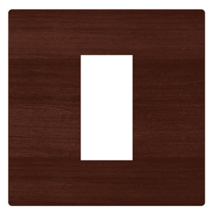 Norisys Square Series Smart Plates With Frame Wood Finish 