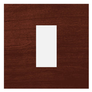 Norisys Cube Series Solid Wood Plates With Frame Dark Maogany 