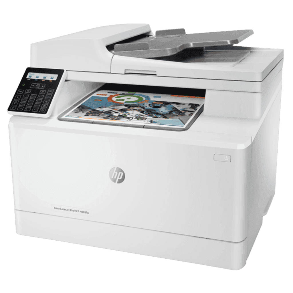 HP MFP M183fw Color Laser Printer 7KW56A