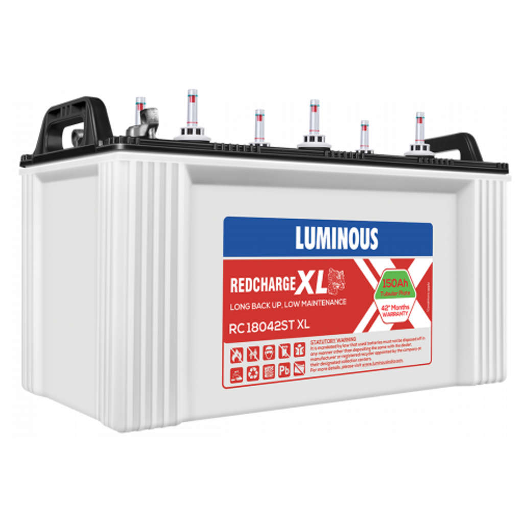 Luminous Red Charge Tubular Inverter Battery 150Ah RC18042ST XL