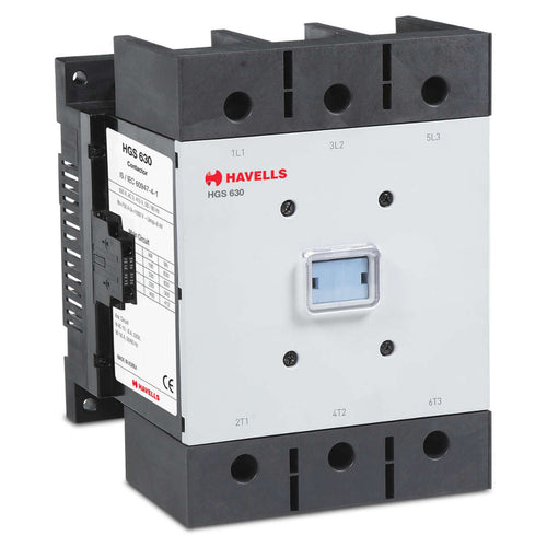 Havells HGS 630 Power Magnetic Contactors With DC Coil 3 Pole Frame8 