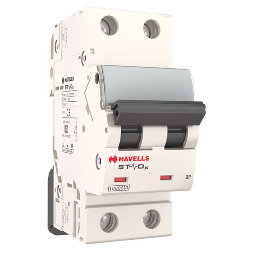 Havells C Series C Curve MCB Double Pole 0.5 To 63A 