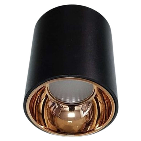 Dewton Surface Cylinder LED COB Light Black 6W DSCR 06 