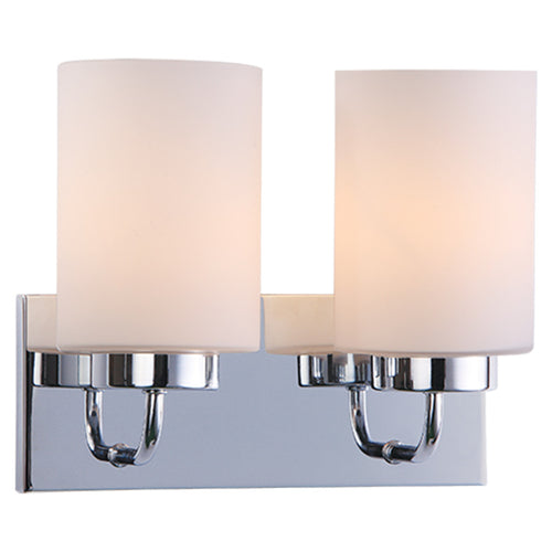 Jaquar Wall Lamp Frosted Glass With Chrome Finishing 2 Lights JNL-CHR-MB160275542A 