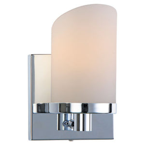 Jaquar Wall Lamp Opal Glass With Chrome Finishing 1 Light JES-CHR-MB160275531B 