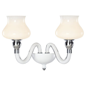 Jaquar Wall Lamp White Pitcher Glass With White Finishing 2 Lights KWB-WTC-MB150300082A 